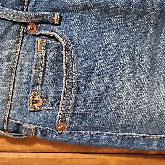 True Religion Halle Stretch Distressed Skinny Jeans Size 25 - Picture 3 of 16